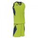 SET SPACE LIME PUNCH-NAVY SLEEVELESS