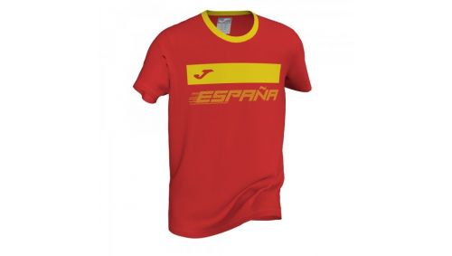 SPAIN T-SHIRT RED-YELLOW S/S
