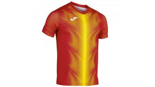 OLIMPIA T-SHIRT RED-YELLOW S/S